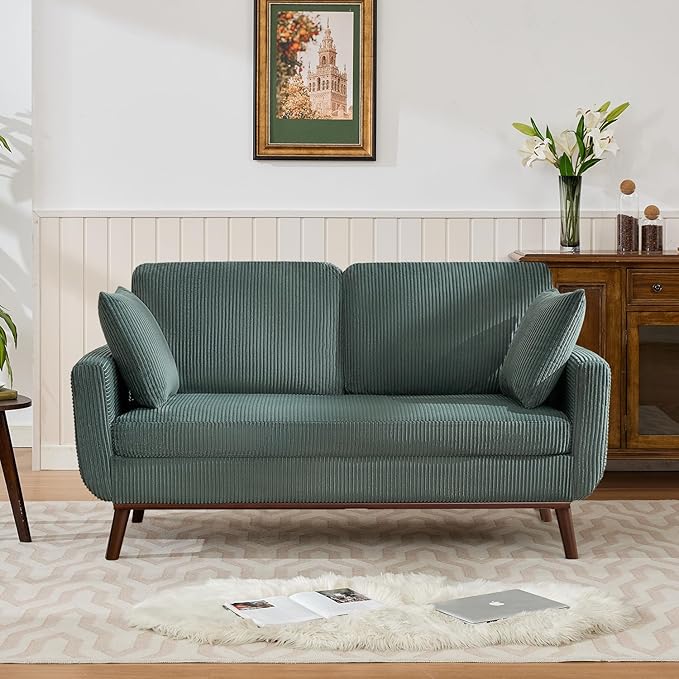 Kingfun 65" Corduroy Love Seat by KINGFUN-Anexcitingoption