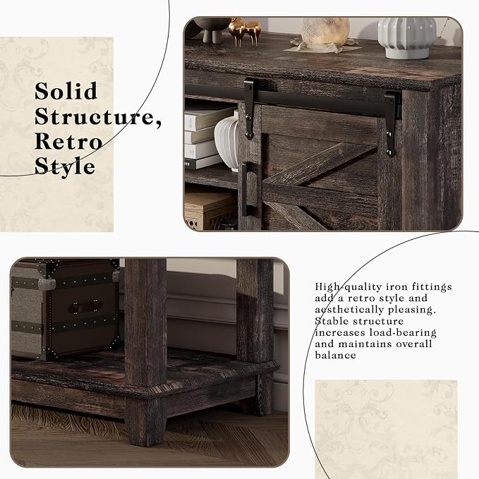LUXOAK Farmhouse Entryway Table - Image 4