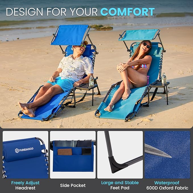 FUNDANGO 400lbs Tanning Chair - Image 7