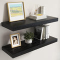 Dreamland 30 Inch Black Floating Shelves by Dreamland