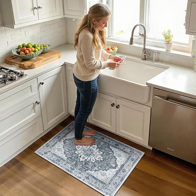 RELEANY Area Rugs 2'x3' Kitchen Rugs Entry Rug Small Rugs - Image 2