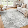 RELEANY Washable Area Rugs 5'x7' Non-Slip Modern Abstract Soft by RELEANY