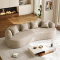 Oversized Sectional Sofa for Living Room, Modern Luxury Plush Chenille 4-Seater by DAMAIFROMFURNITURE