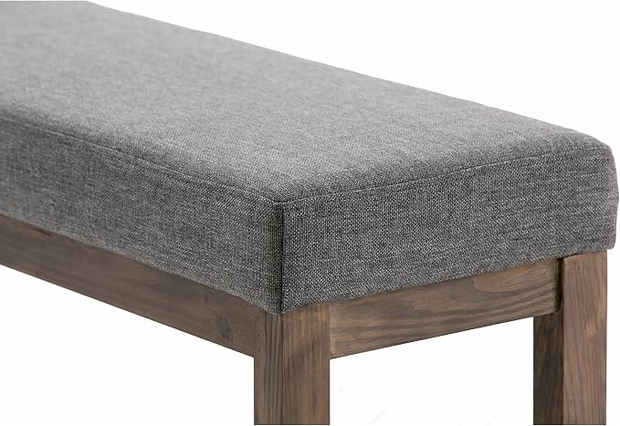 SIMPLIHOME Milltown Large Ottoman Bench - Image 6