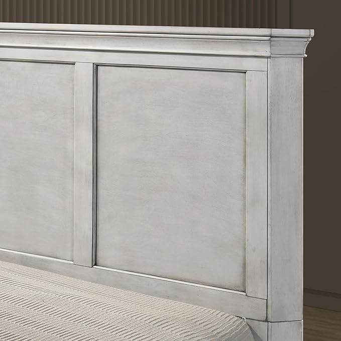Roundhill Furniture Maderne Wood Panel Bed - Image 6