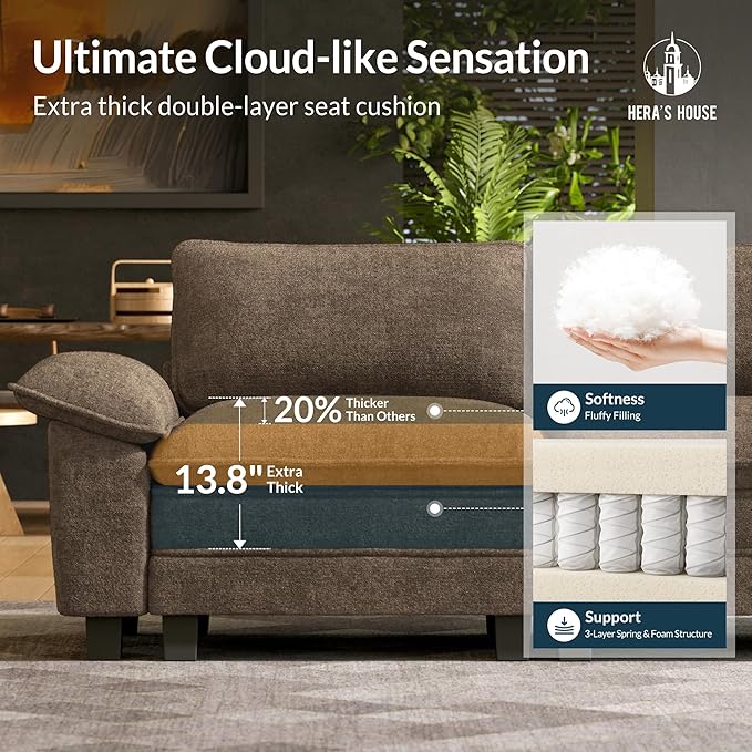 HERA'S HOUSE 158" Modular Sectional Sofa, Oversized U Shaped Couches - Image 6