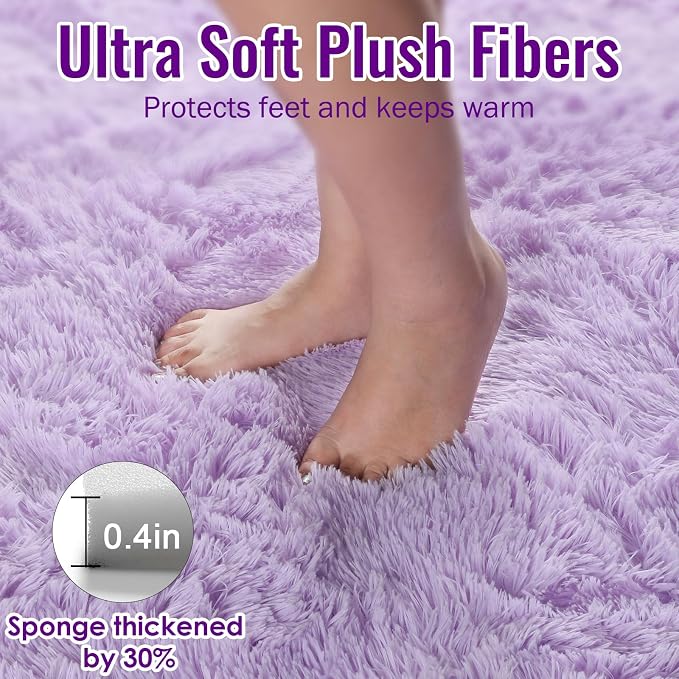 PAGISOFE Soft Purple 5' x 8' Rugs - Image 7