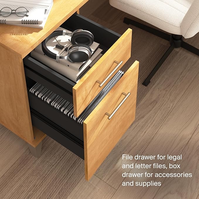 Bush Home 60-Inch L-Shaped Desk - Image 6