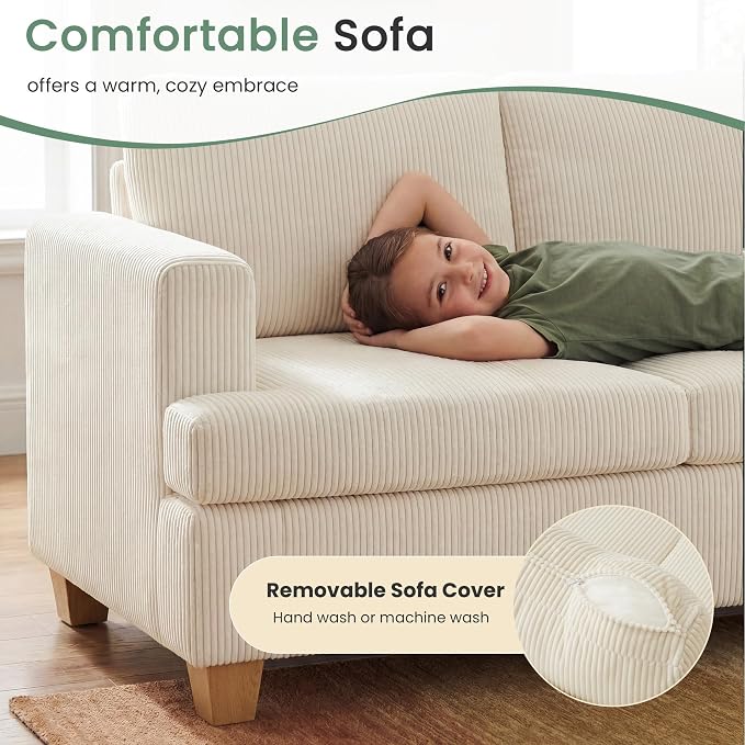 YOUDENOVA 2 Piece Set Comfy Sofa Couch, Loveseat Sofa * 2 - Image 4