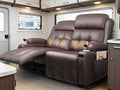 Reclining Loveseat, 55.1" RV PU Leather Wall Hugger Recliner Love Seats Sofa by FurgattiEnjoyYourLife