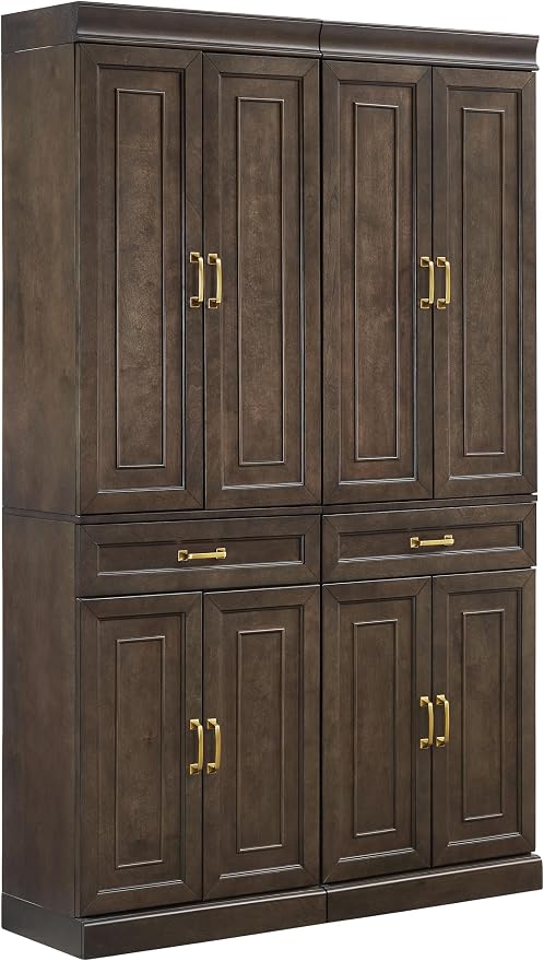 Crosley Furniture Stanton 2-Piece Pantry Storage Cabinet Set by CrosleyFurniture