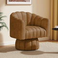 Dewhut Swivel Accent Chair, 360° Swivel Barrel Chair by FocusOnQualityFurniture