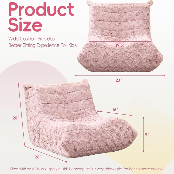 Hobestluk Small Bean Bag Chair - Image 2