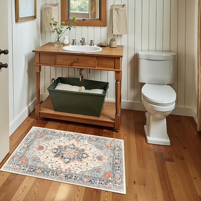 RELEANY Area Rugs 2'x4' Kitchen Rugs Entry Rug Small Rugs - Image 9