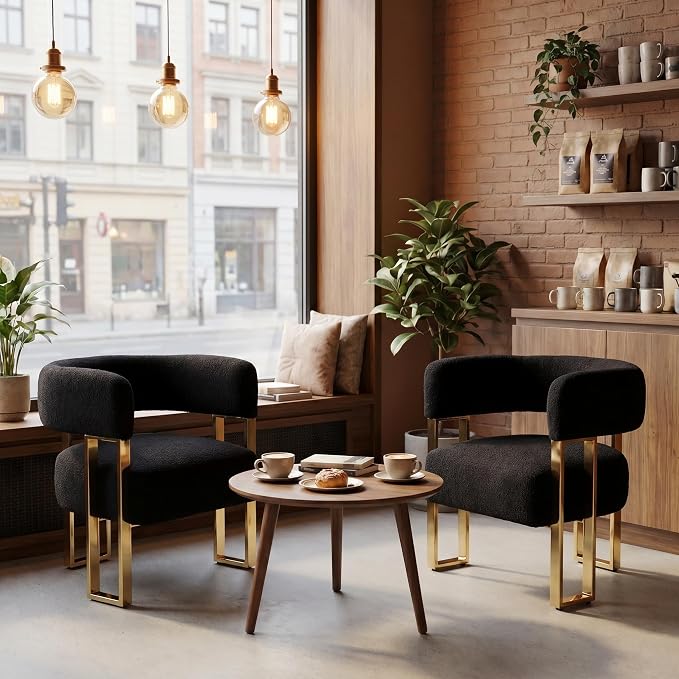 Modern Barrel Accent Chair - Image 5
