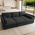 Belffin Plush Corduory Sectional Sleeper Sofa by Belffin