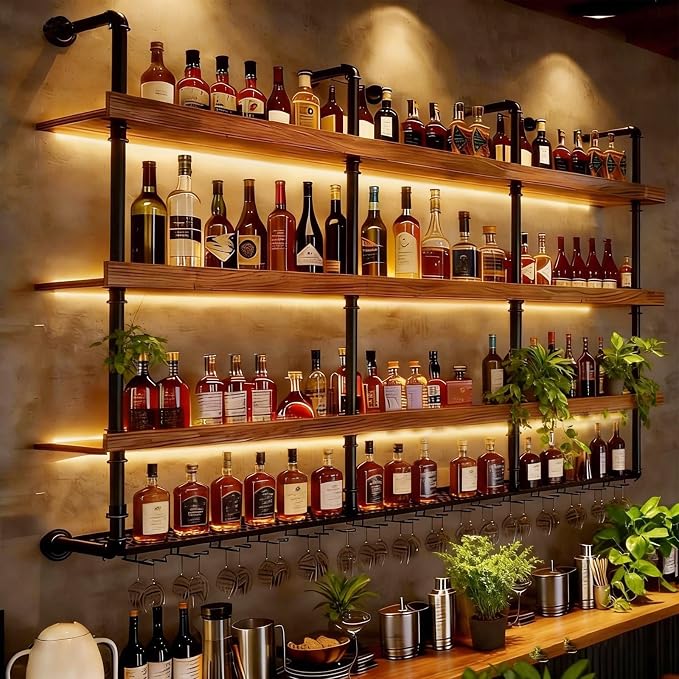 63in Wall Mounted Wine Rack by flowercart