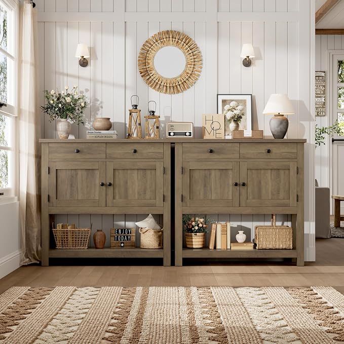 HOSTACK Farmhouse Console Table - Image 4