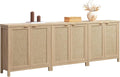 SICOTAS Rattan Cabinet Sideboard Buffet Storage Cabinet by SICOTAS