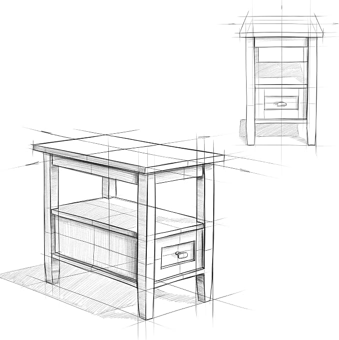 SIMPLIHOME Warm Shaker End Table - Image 14
