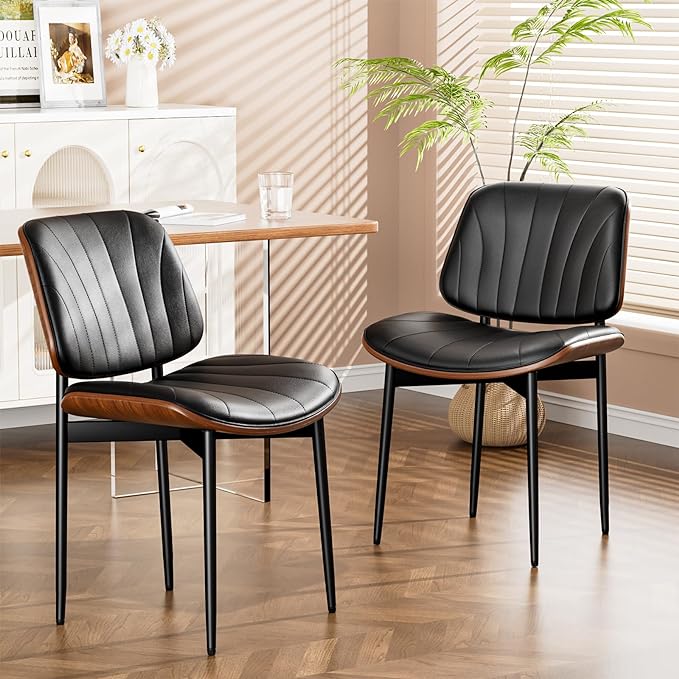 YaFiti Dining Chairs Set of 8, Dining Room and Kitchen Chairs, Mid Century - Image 9