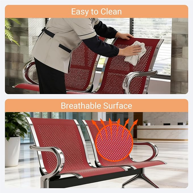 Kinfant 2-Seat Waiting Room Chair - Image 7