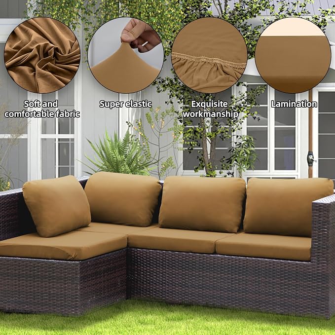 Outdoor Cushion Covers Set, Replacement - Image 3
