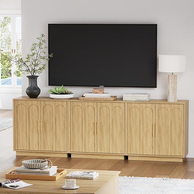 FORTUNETEC Sideboard Buffet Cabinet by FORTUNETEC