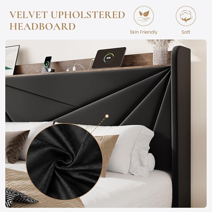 SHA CERLIN King Size Bed Frame - Image 5