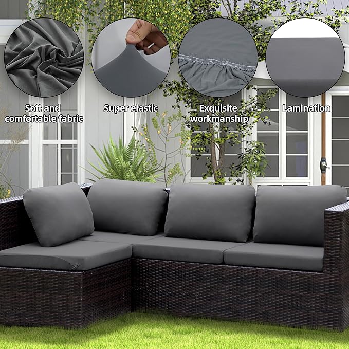 Outdoor Cushion Covers Set, Replacement - Image 3