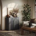 BELLEZE Bookcase with 3 Drawers, Modern Book Shelf with Wide Wooden Handle by BELLEZE