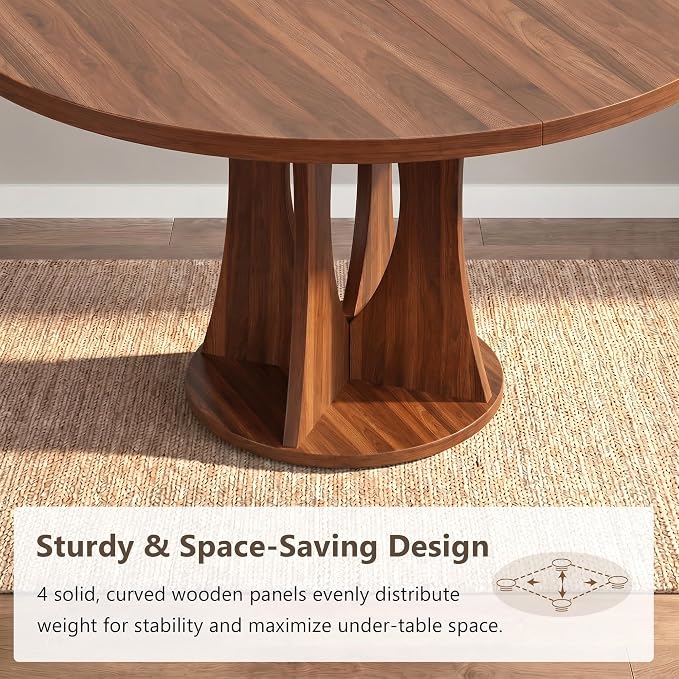 Einhomn 47.2-inch Round Dining Table, Kitchen Table - Image 7