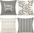 YCOLL Pillow Covers 22x22 Set of 4, Modern Sofa Throw Pillow Cover, Decorative by PillowCoversExpert