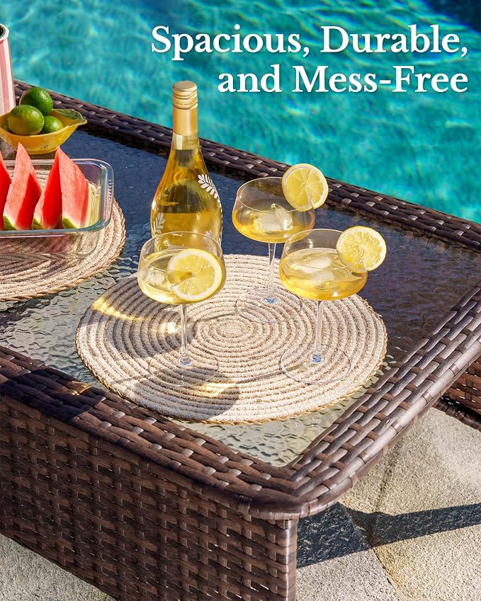 HILLGA 10-Piece Luxury Patio Furniture Set - Image 8