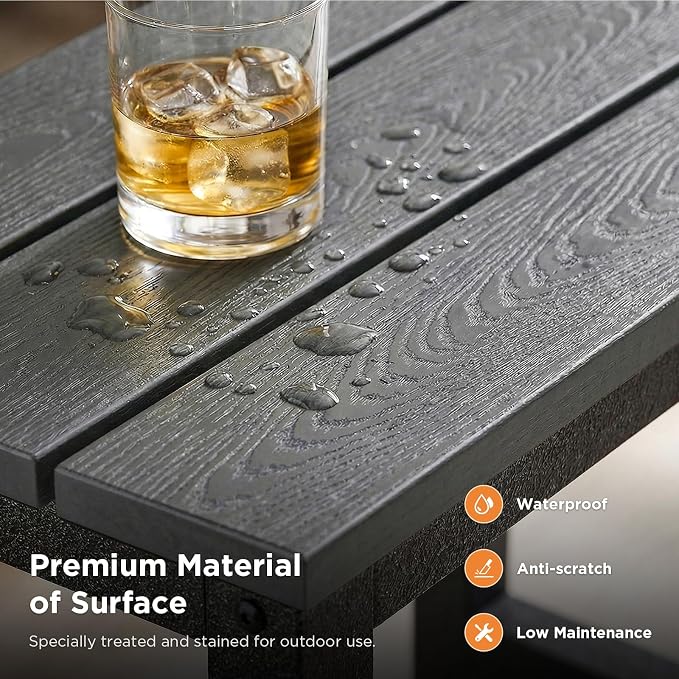 ODK Outdoor Side Table, Adirondack Patio End Table - Image 4