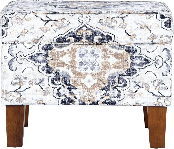 Homepop Home Decor |K7646-A862 | Upholstered Modern Rectangular Storage Ottoman - Image 10