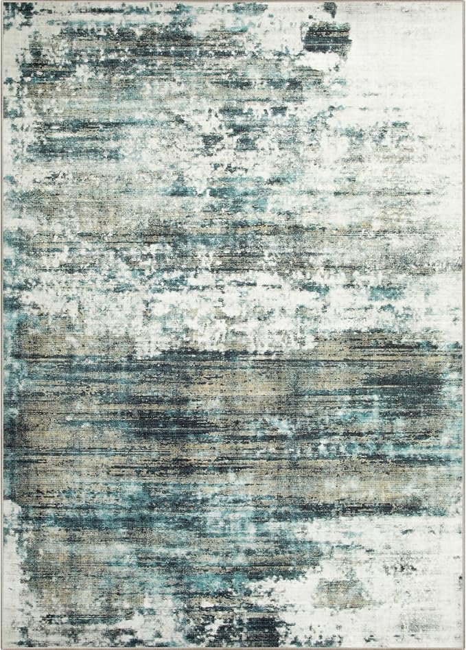 8x10 Area Rugs Washable Rug: Large Modern Abstract Living Room Rug Soft - Image 8