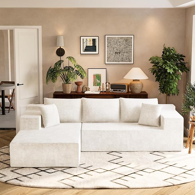 Homall 108" Modular Sectional Sofa, Boneless Couch - Image 7