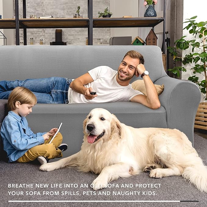 ZNSAYOTX Stretch Oversized Couch Cover Universal Sofa Covers - Image 2