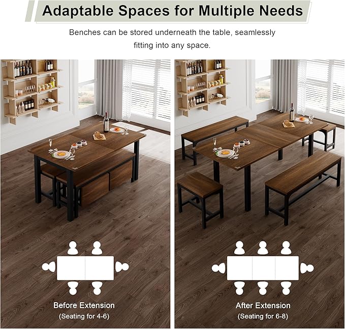 Feonase 5-Piece Dining Table Set - Image 4