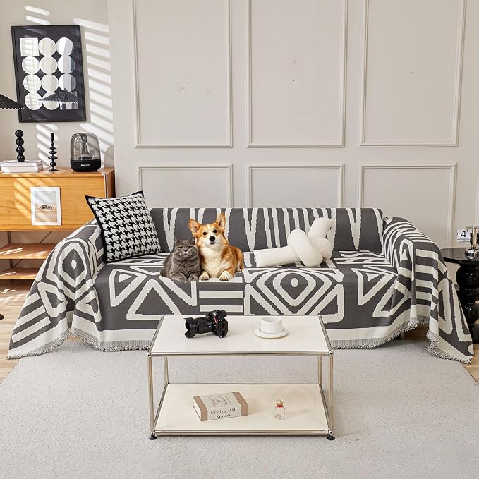 VClife Sofa Cover, Bohemian Style Large Couch Covers by VCLIFE