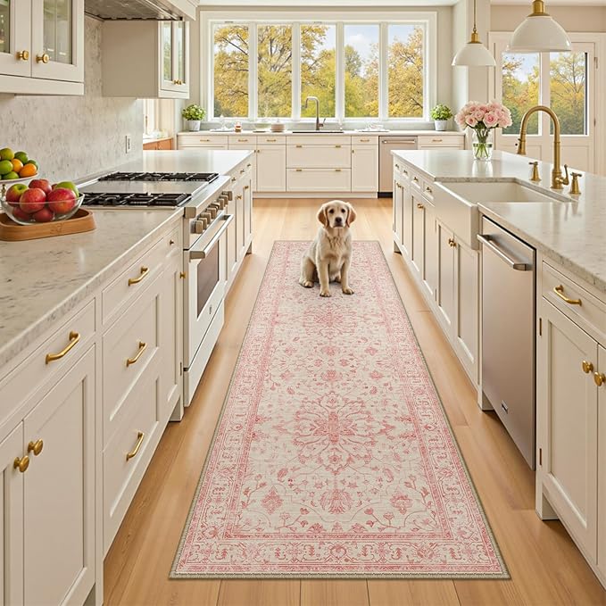 RELEANY Area Rugs 2'x8' Runner Rug Non Slip Washable by RELEANY
