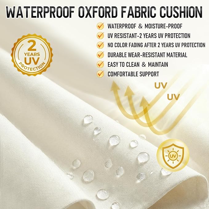 Folding Chaise Lounge Cushion Quick Dry - Image 3