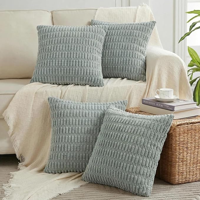 Fancy Homi 4 Packs Decorative Throw Pillow Covers by Fancy+Homi