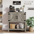 Mufico Console Table with 2-Door Cabinet Coffee Bar Cabinet Sofa Table by Mufico