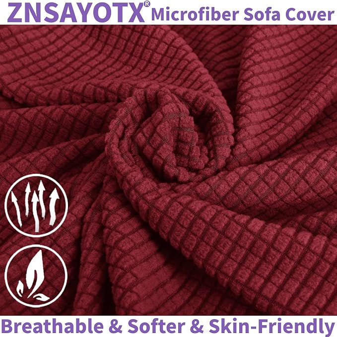 ZNSAYOTX Super Stretch Chair Slipcover Universal Sofa Chair Covers - Image 8