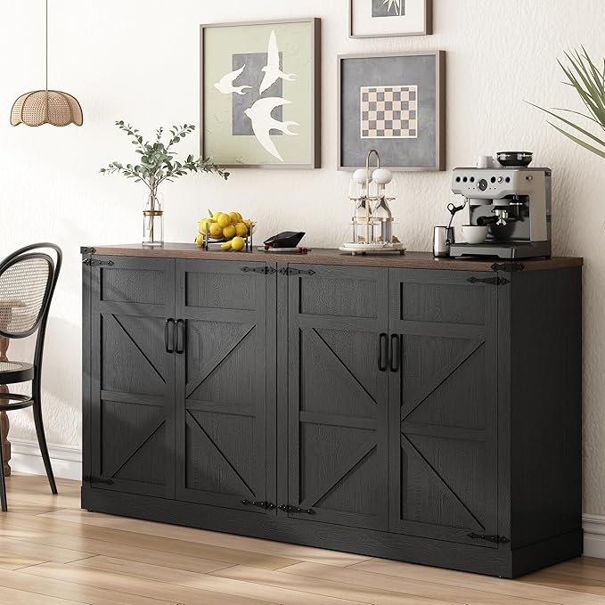 Sideboard Buffet Cabinet with Storage - Image 6