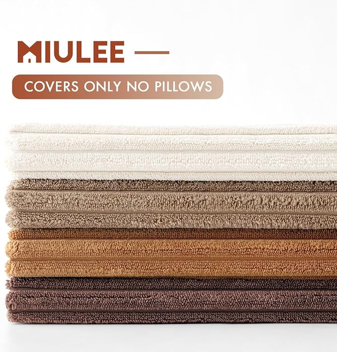 MIULEE Boho Farmhouse Throw Pillow Covers 20x20 Inch Set of 4 Rustic Mordern - Image 6
