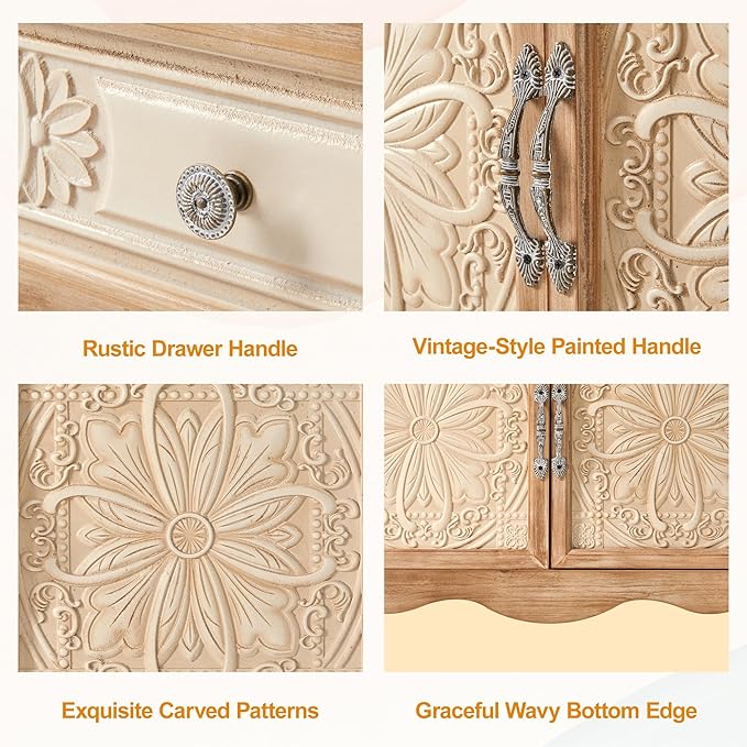 RoyalCraft 48" Tall Accent Cabinet - Image 3