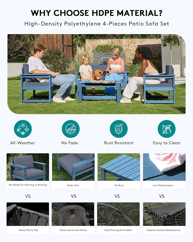SERWALL 2 Pieces Single Cushioned Lounge Chair - Image 4